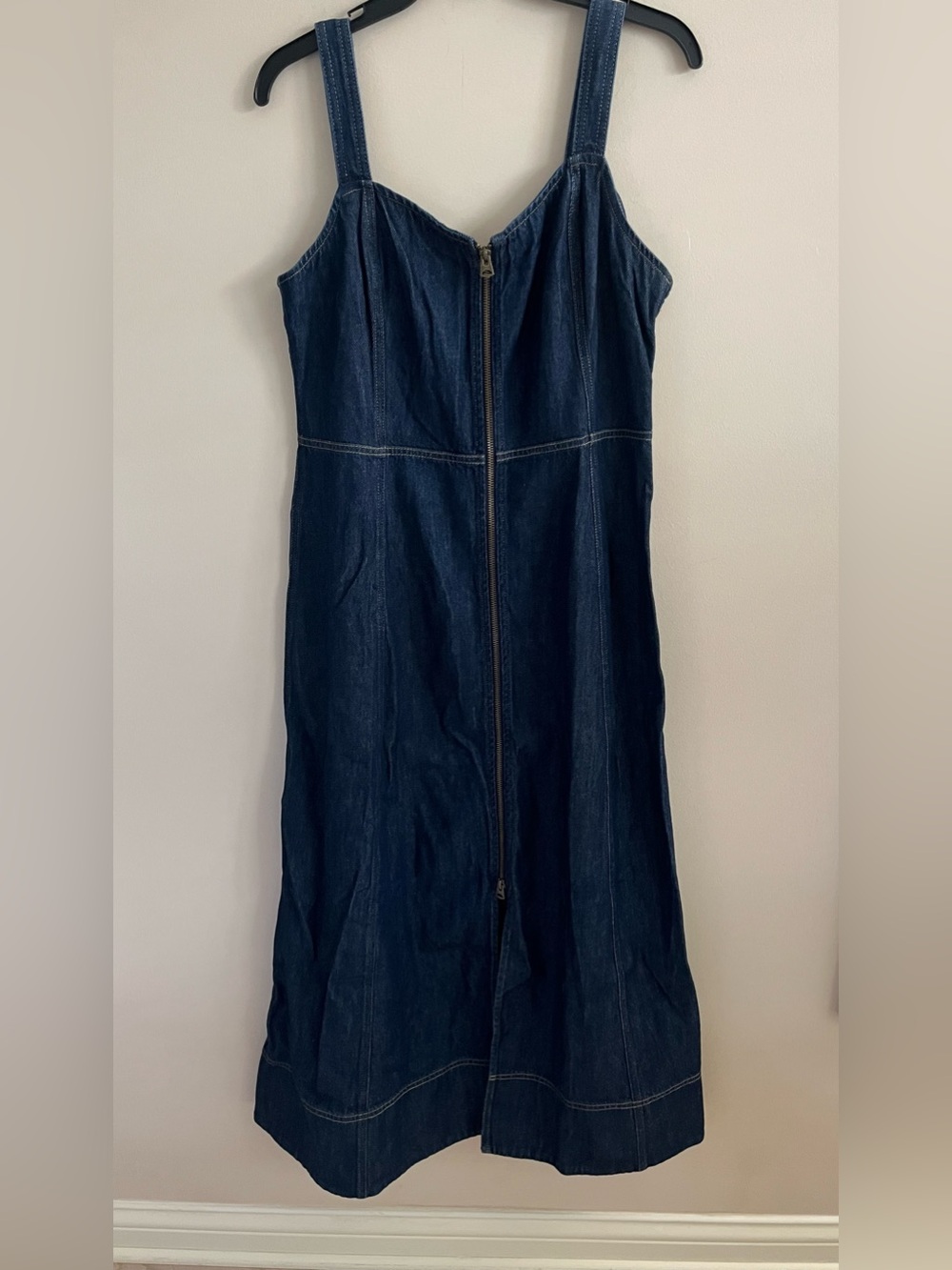 NWOT-GAP Denim Midi Dress, Medium